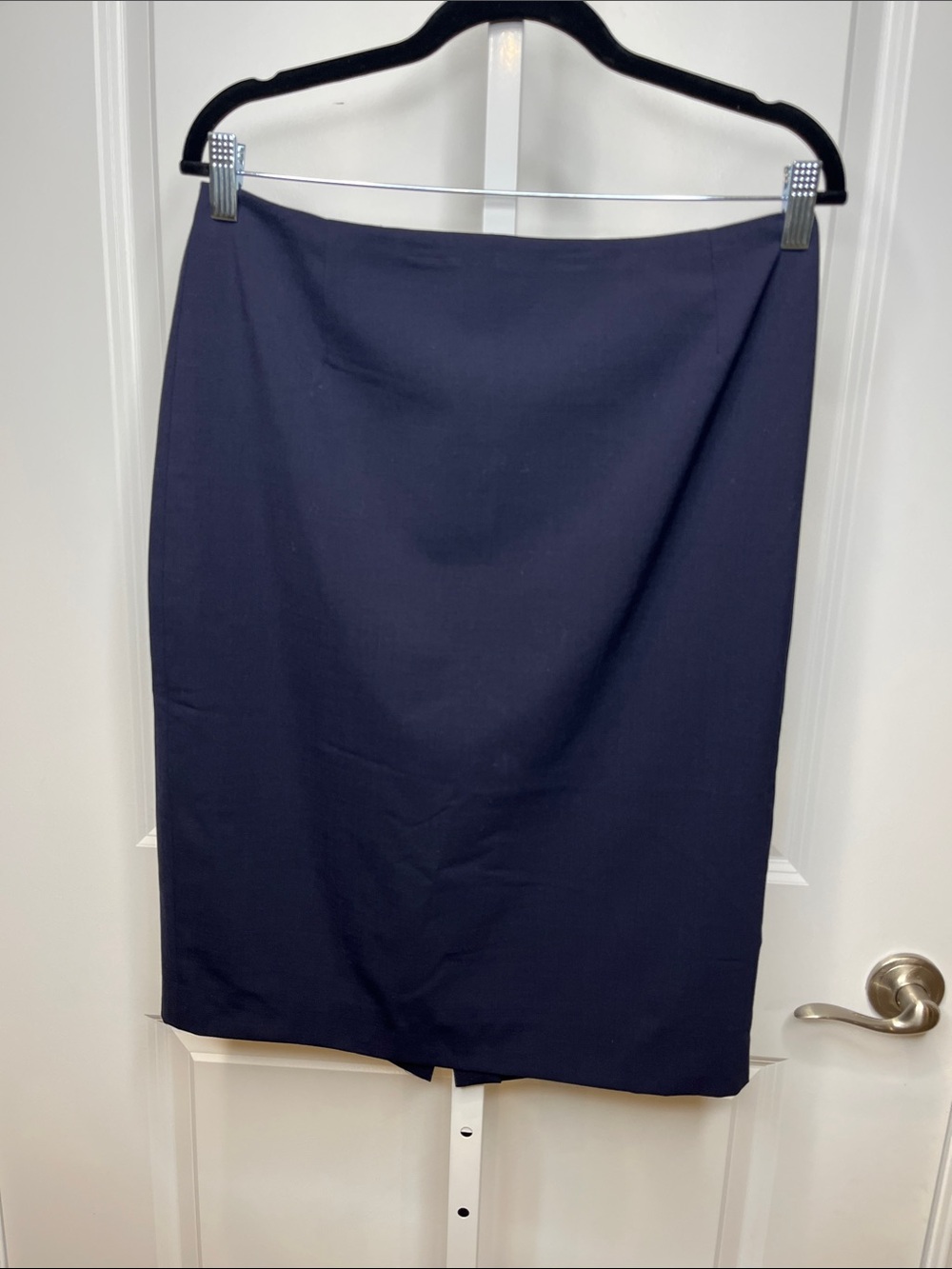 ANTONIO MELANI Navy A-Line Skirt Size 8 - Matches Jacket